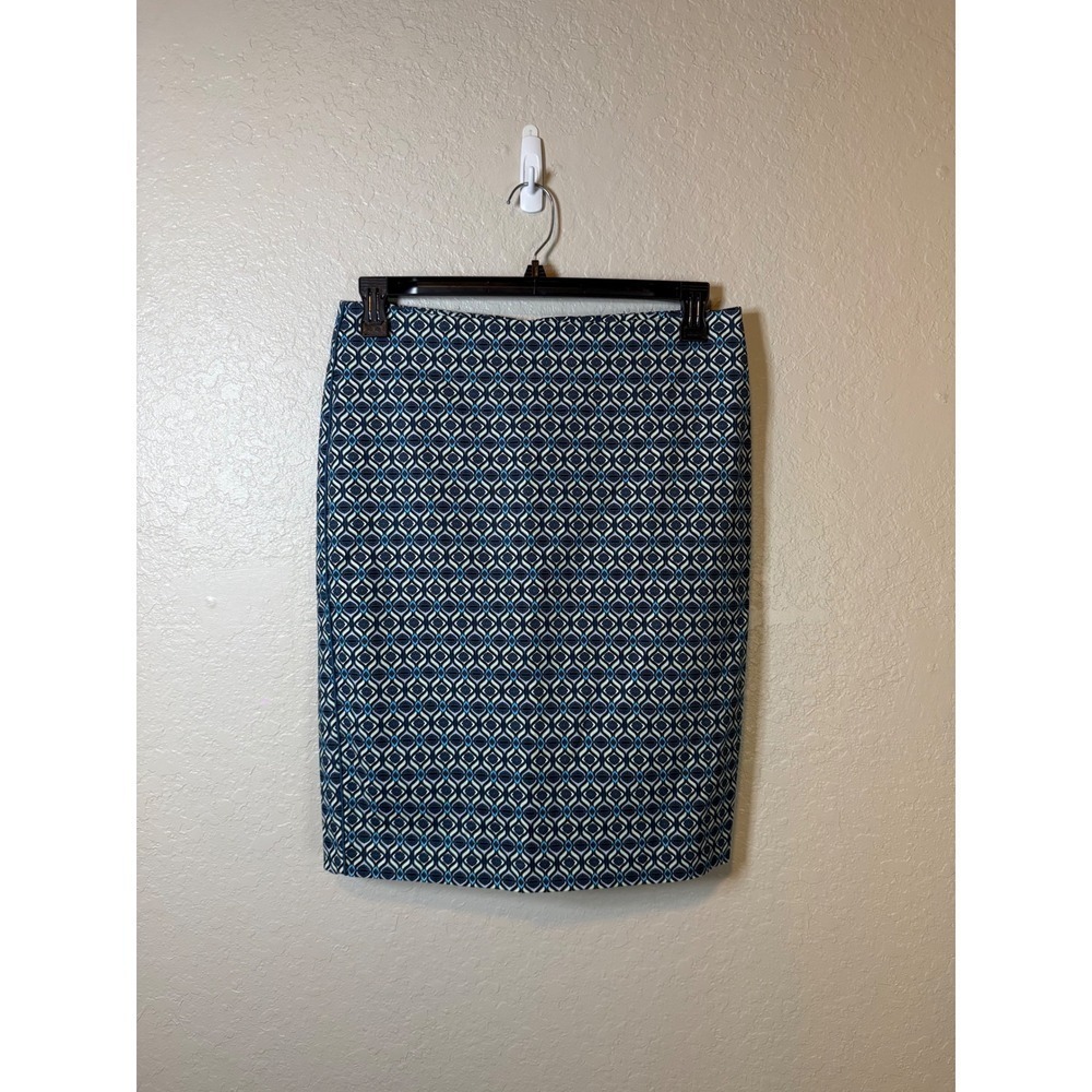 Adrianna Papell Geometric Print Pencil Skirt Women's Career Business